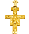 Cruz de San Francisco de Asís oro