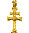 Cruz en relieve de oro