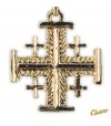 Cruz de Jerusalén oro
